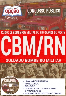 Concurso CBM RN 2017-SOLDADO BOMBEIRO MILITAR